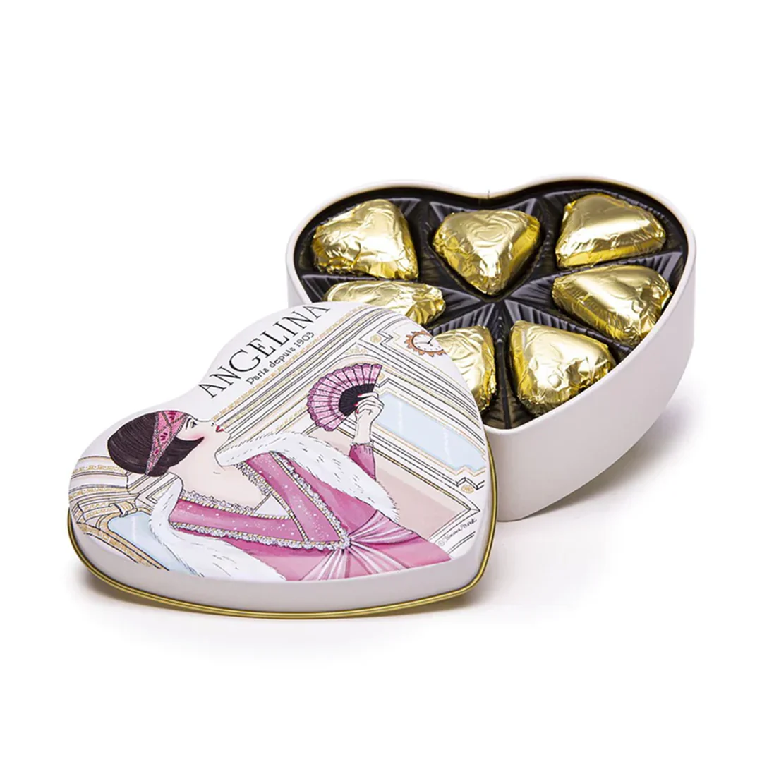 Angelina's Heart Shaped Chocolates in Collector Tin - Image 3