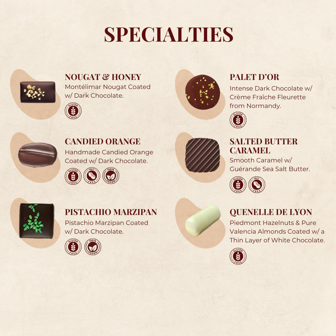 Voisin's Ballotins w/ 2 Layers of 27 or 35 Assorted Fine Chocolates - Image 11